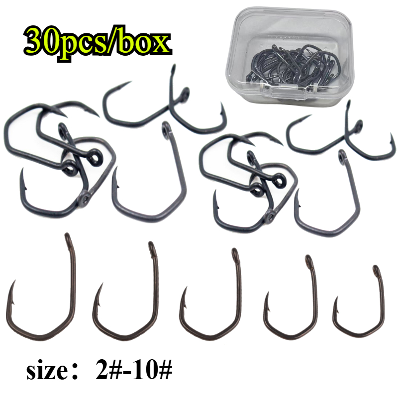 Fishing Hook Box - 30 pçs/caixa em forma de diamante