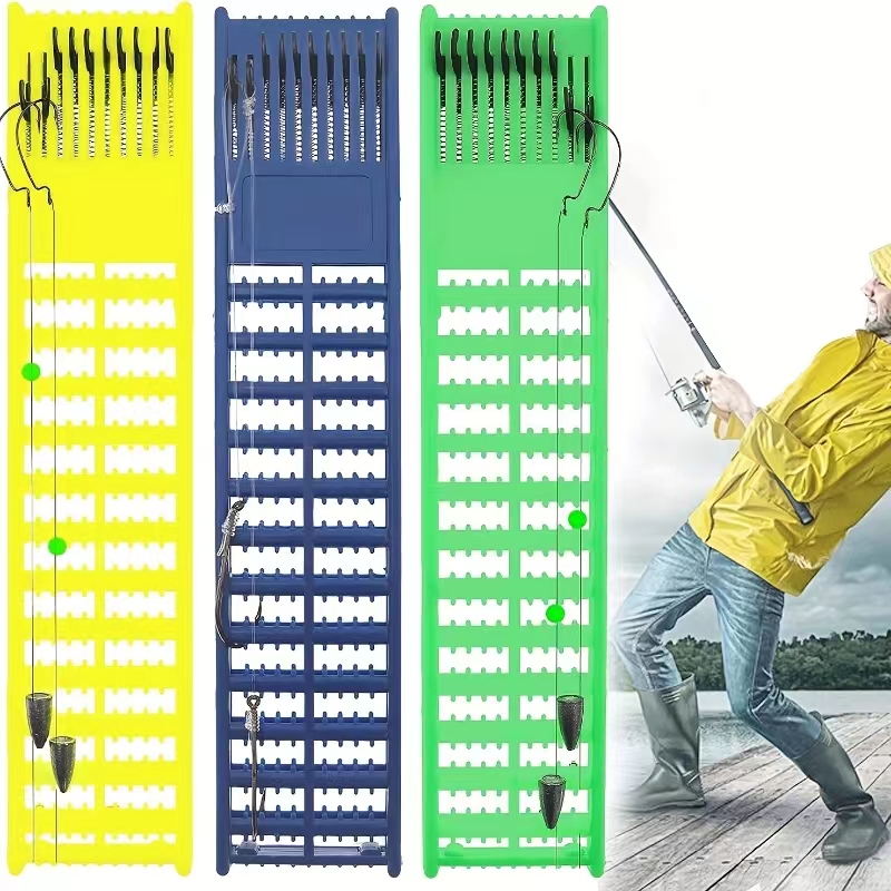Fishing Hook Jig - Yoto pesca snelled gancho titular líder