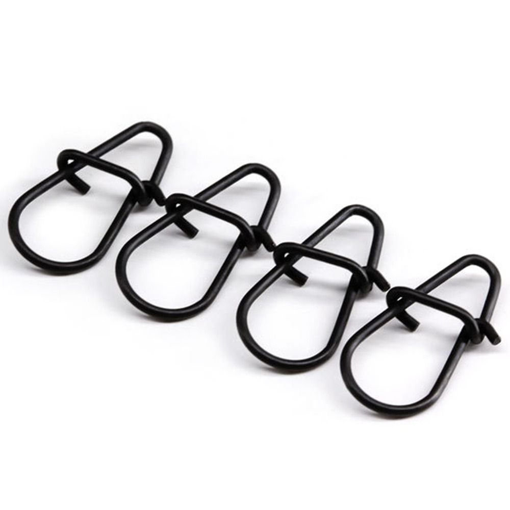 100 pçs/lote preto fosco snap  - Fishing Hook Box avaliação e preço