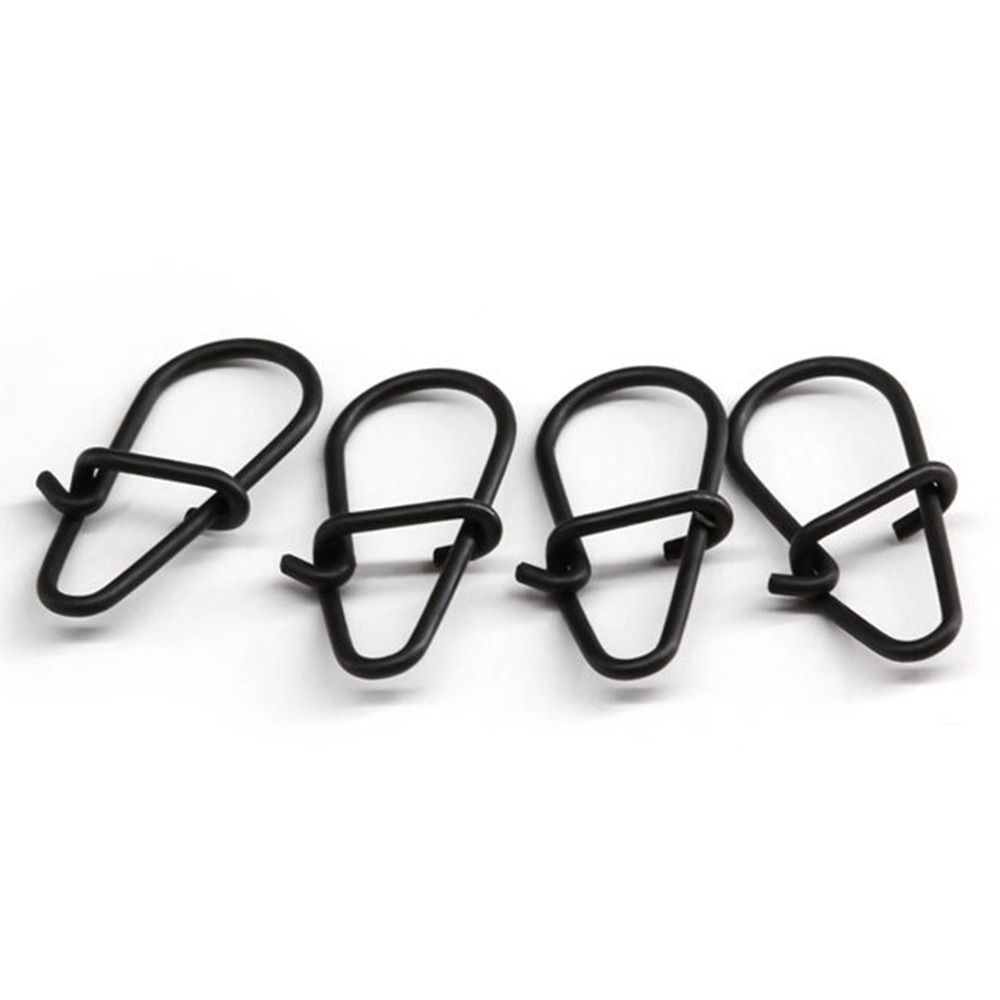 100 pçs/lote preto fosco snap  - Fishing Hook Box avaliação e preço