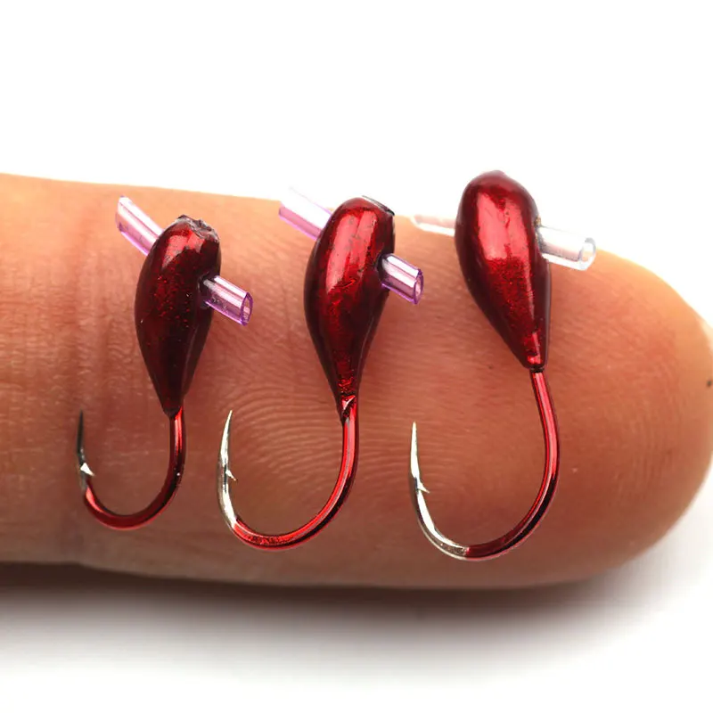 10/20 pçs inverno gancho de pe - Fishing Hook Barbless avaliação e preço