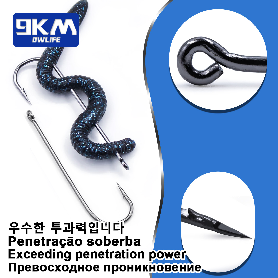 Ganchos de pesca de haste long - Fishing Hook Offset avaliação e preço