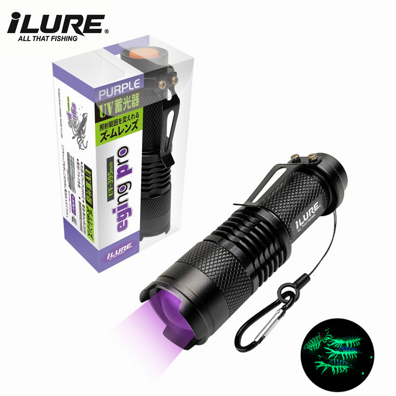 Mini lanterna uv 395nm, isca d - Fishing Hook Jig avaliação e preço