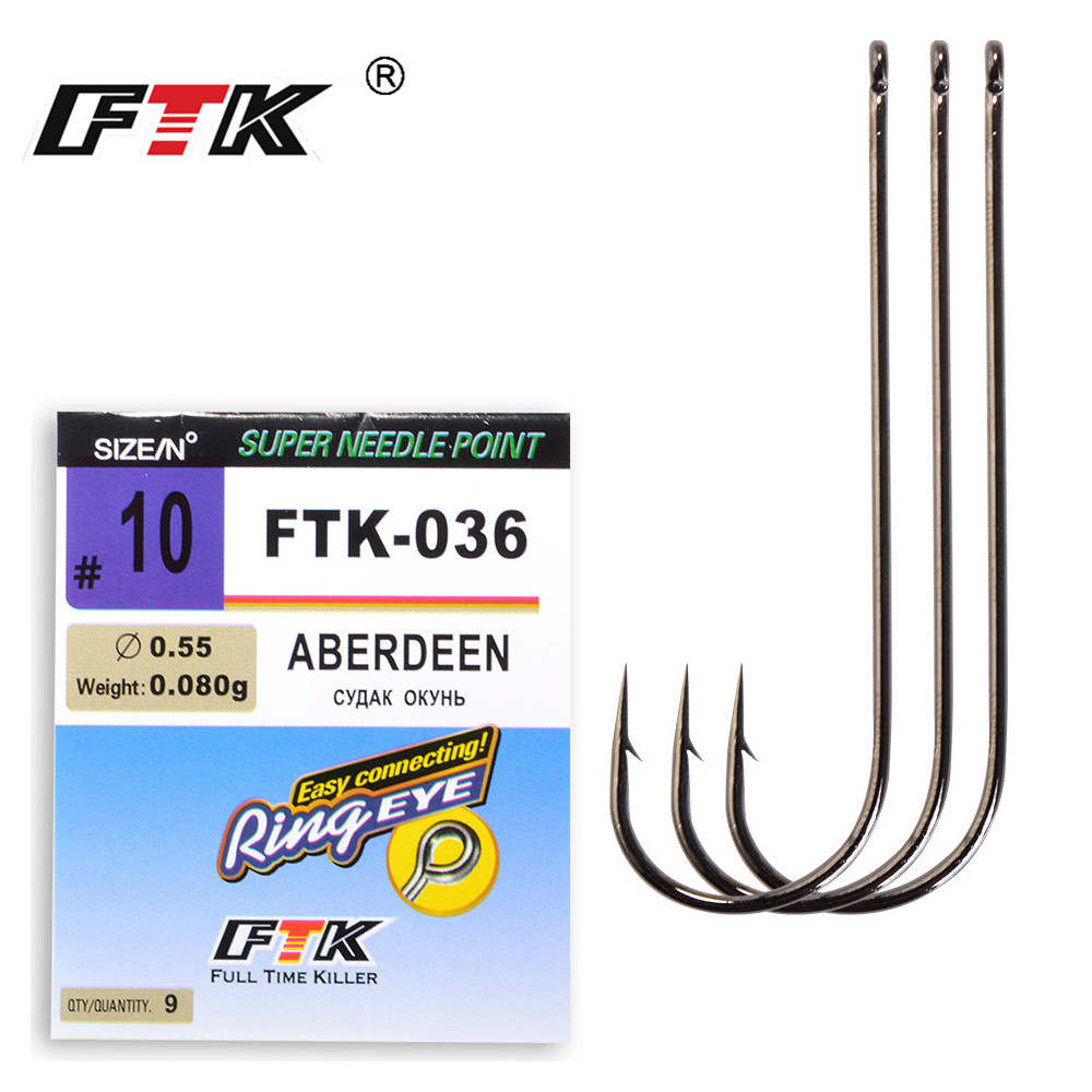 FTK Classic ABERDEEN Ganchos d - Fishing Hook Barbless avaliação e preço